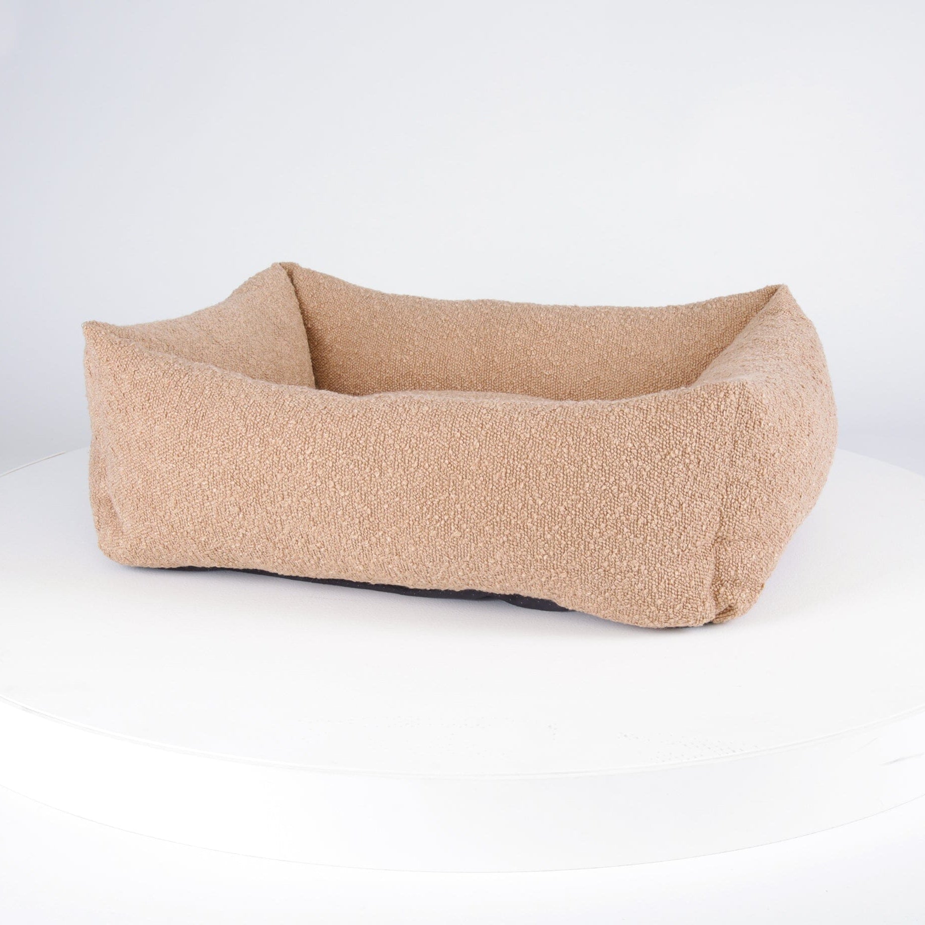 Boucle Box Bed - Desert Brown Dog Bed Scruffs®