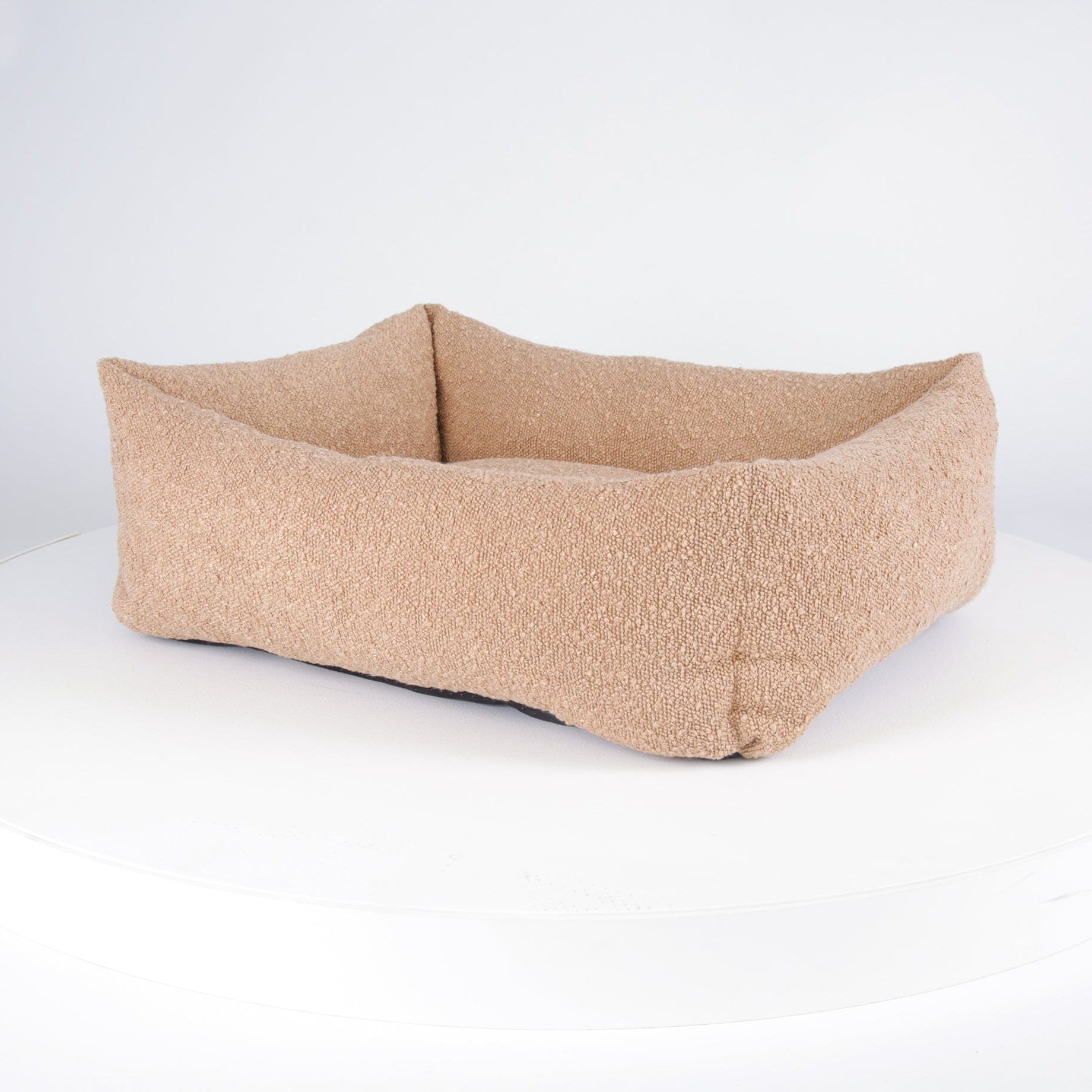 Boucle Box Bed - Desert Brown Dog Bed Scruffs®