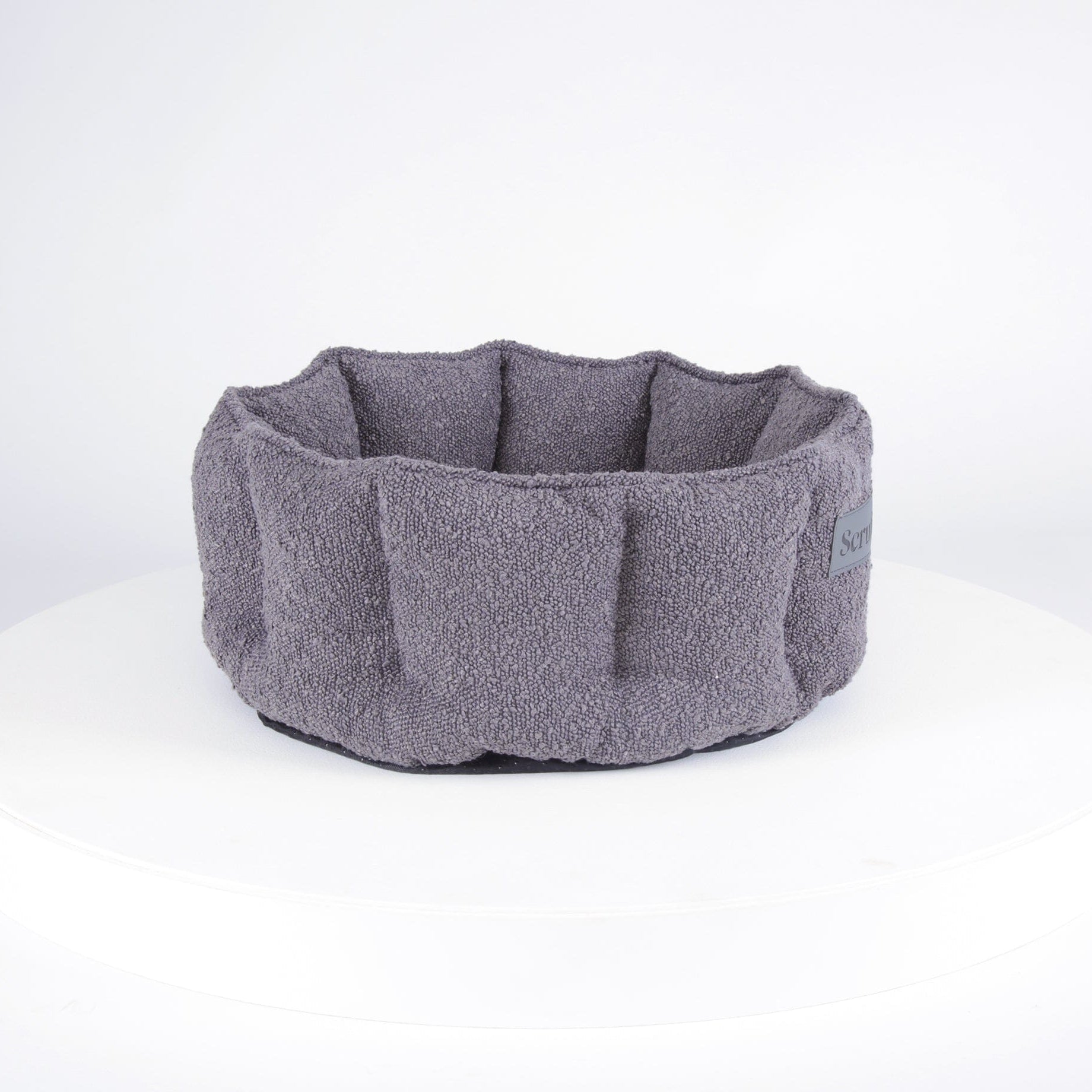 Boucle Cat Bed - Slate Grey Cat Bed Scruffs®