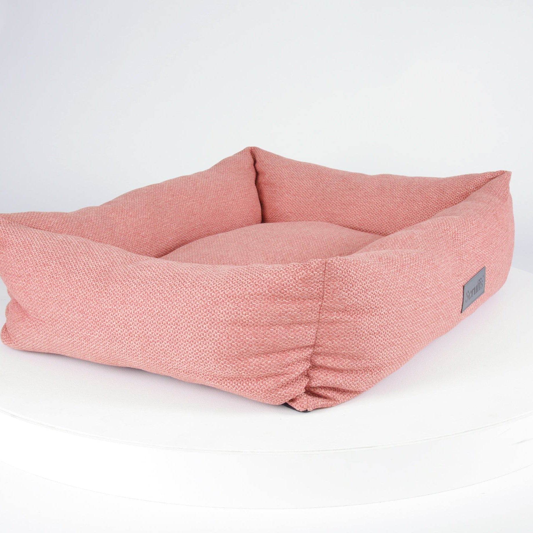 Seattle Box Bed - Coral Pink Dog Bed Scruffs®
