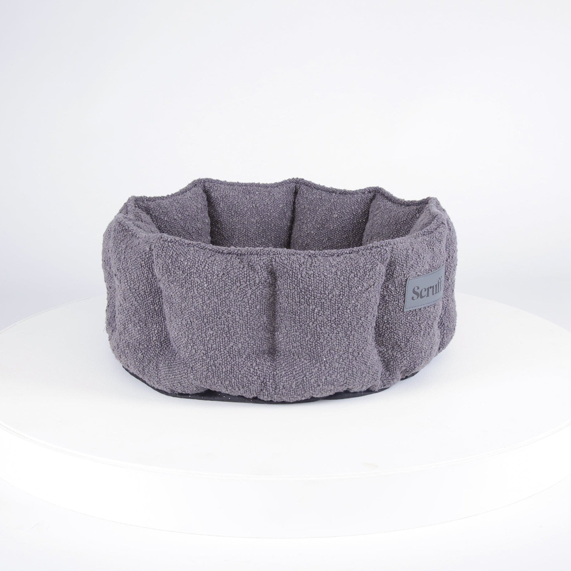 Boucle Cat Bed - Slate Grey Cat Bed Scruffs®