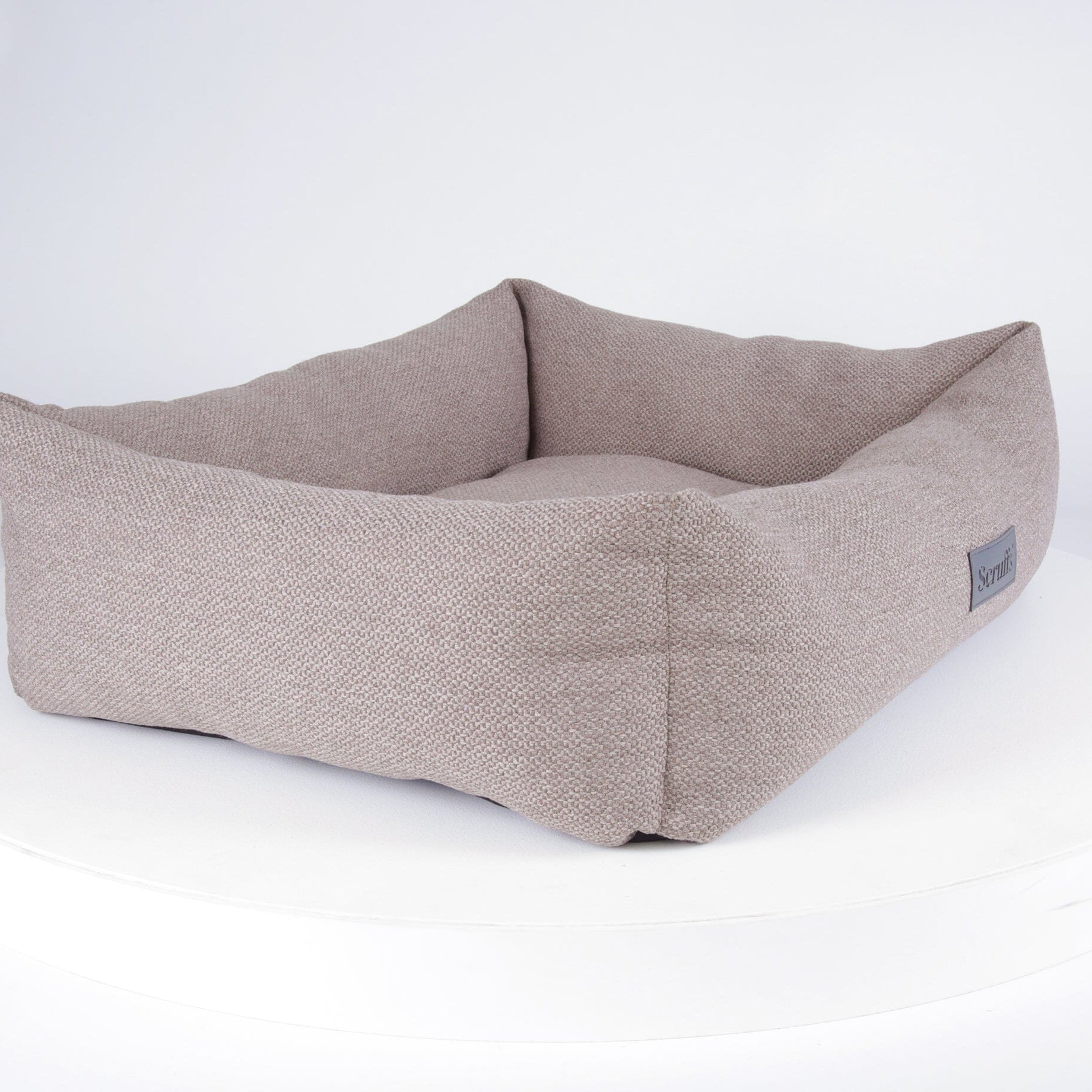 Seattle Box Bed - Stone Grey Dog Bed Scruffs®