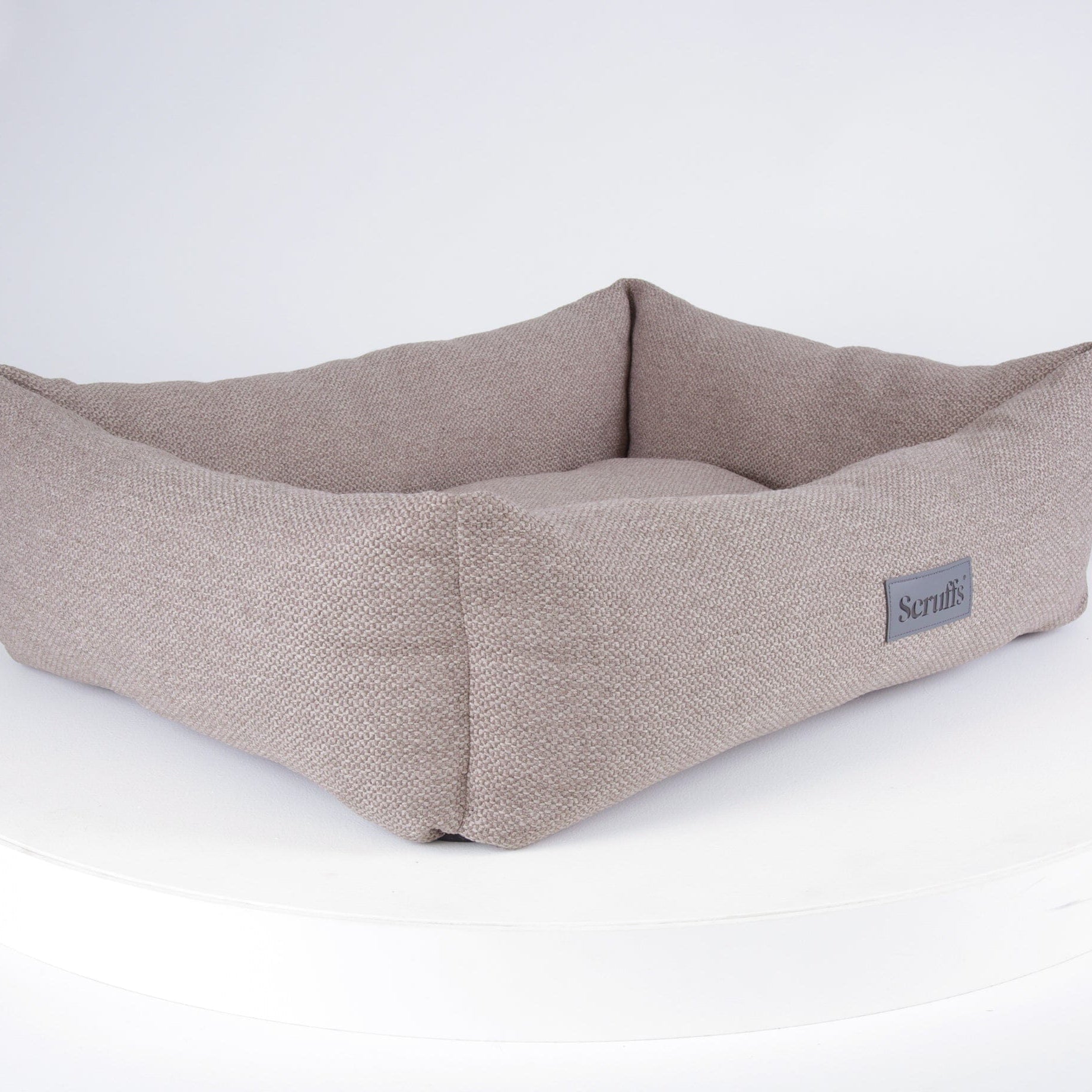 Seattle Box Bed - Stone Grey Dog Bed Scruffs®