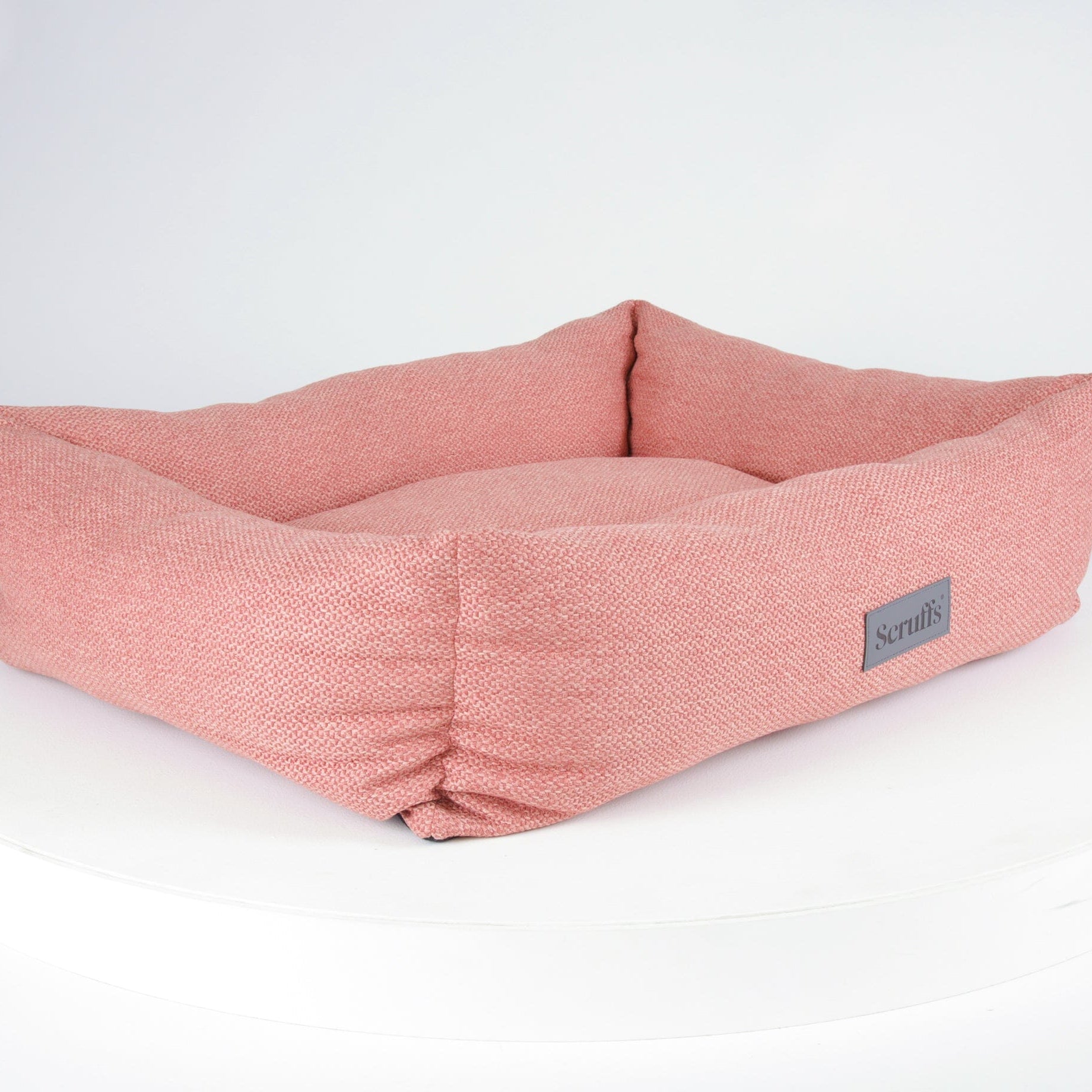 Seattle Box Bed - Coral Pink Dog Bed Scruffs®