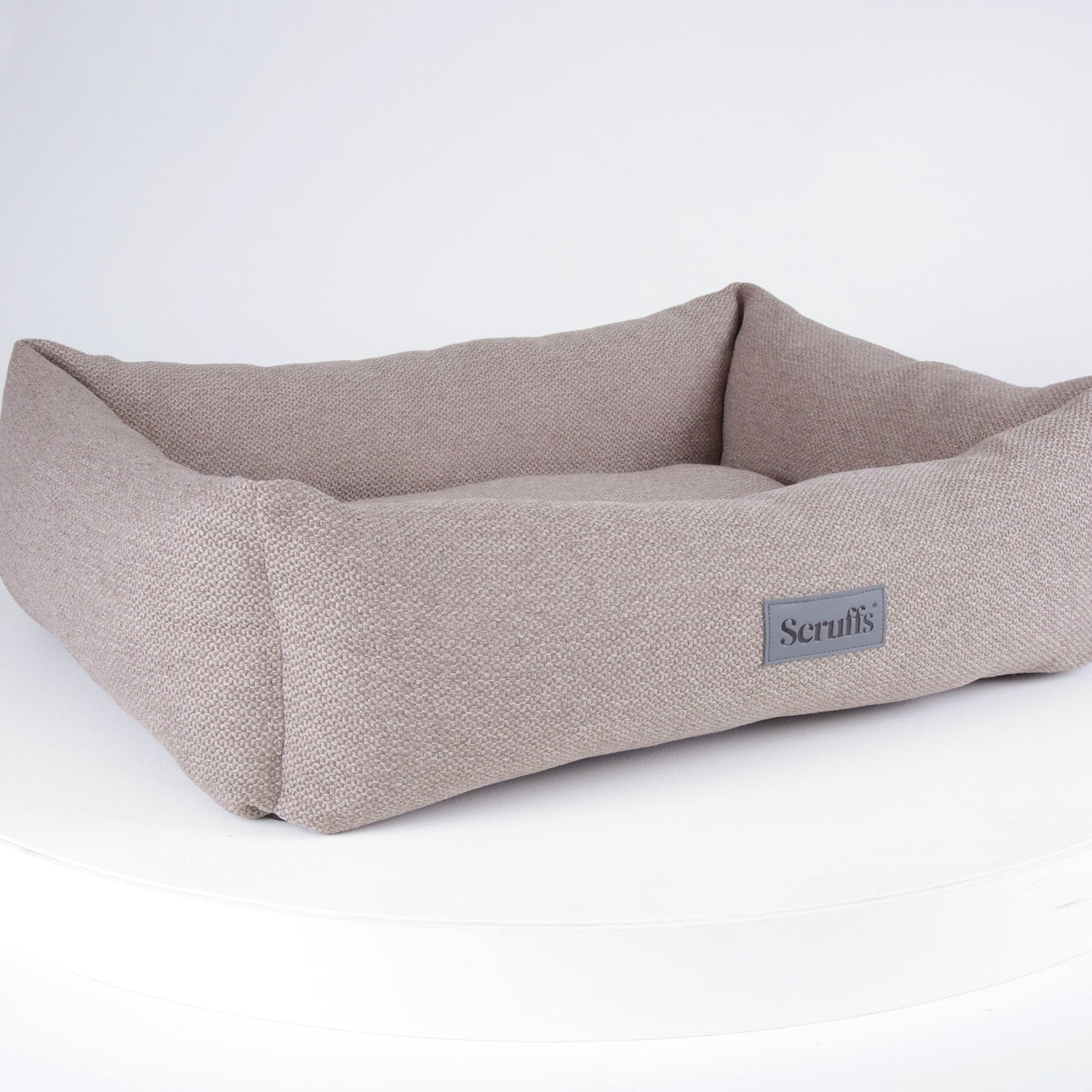 Seattle Box Bed - Stone Grey Dog Bed Scruffs®