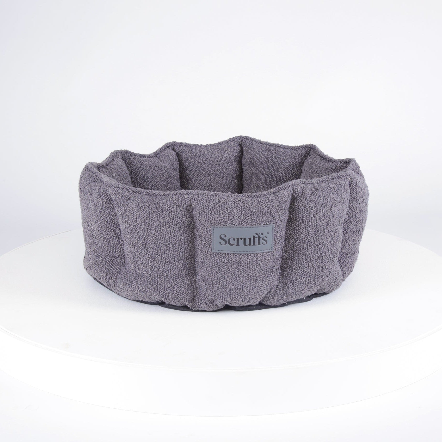 Boucle Cat Bed - Slate Grey Cat Bed Scruffs®