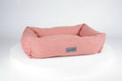 Seattle Box Bed - Coral Pink Dog Bed Scruffs®