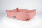 Seattle Box Bed - Coral Pink Dog Bed Scruffs®