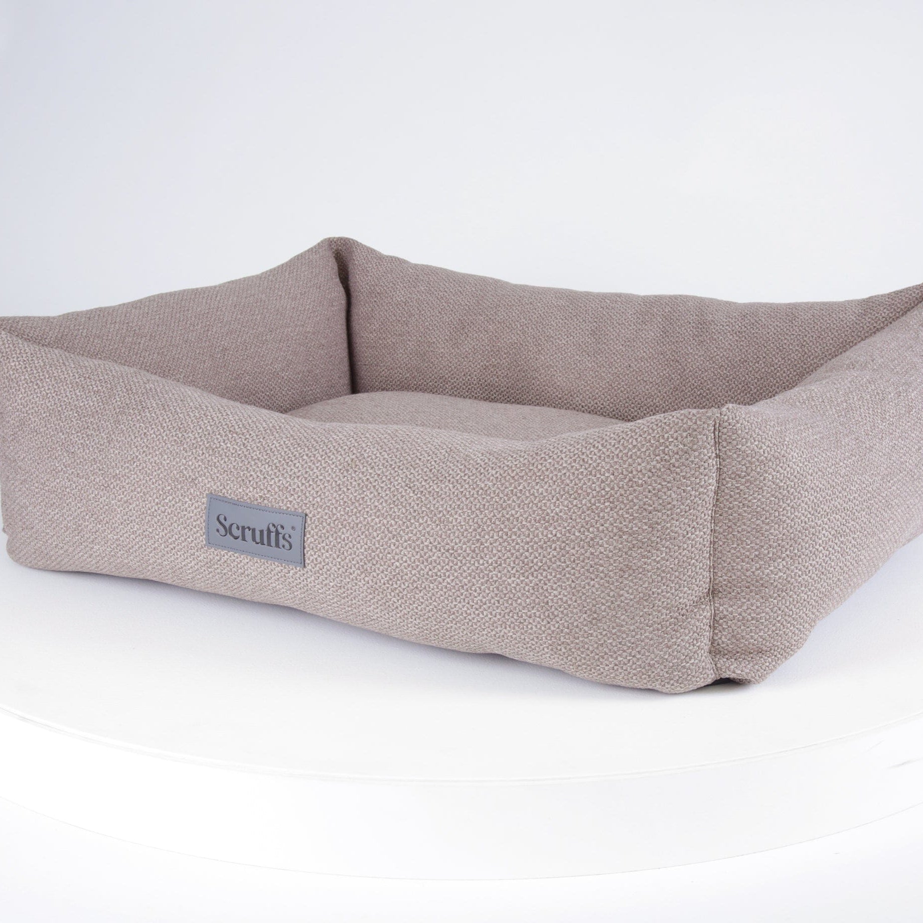 Seattle Box Bed - Stone Grey Dog Bed Scruffs®