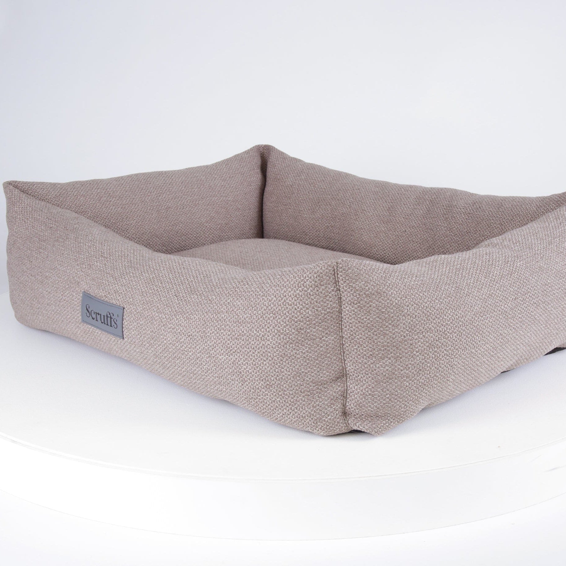 Seattle Box Bed - Stone Grey Dog Bed Scruffs®