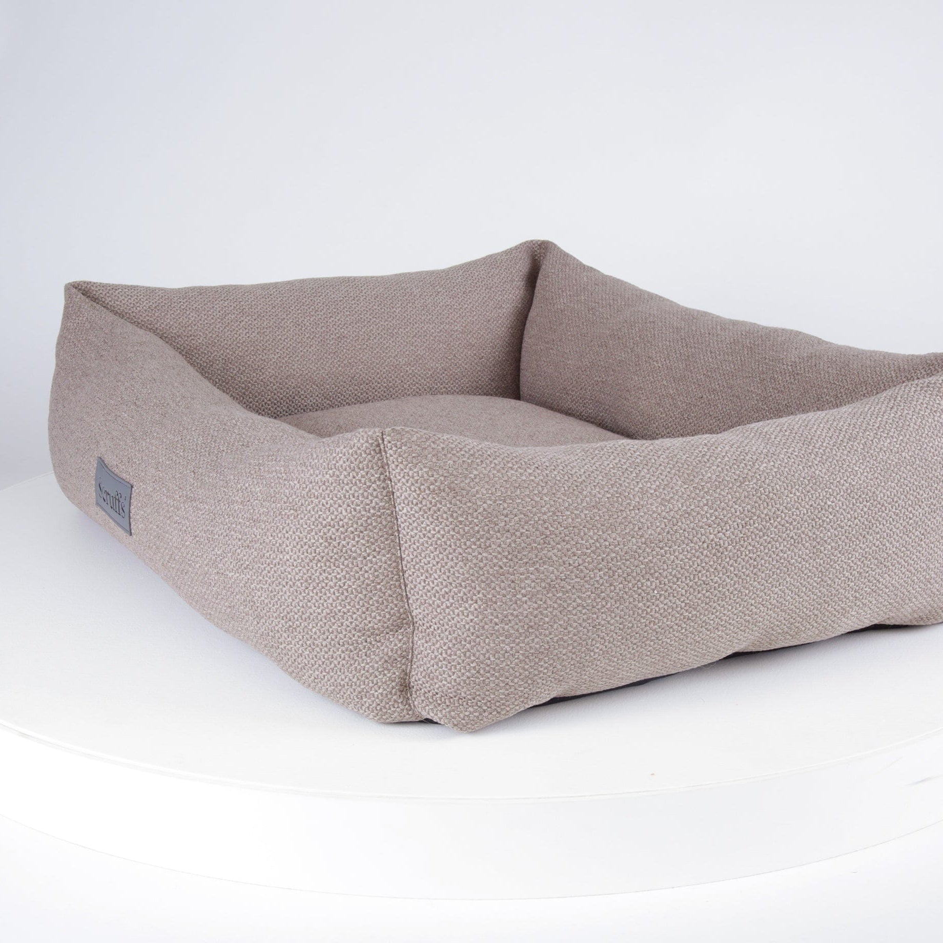 Seattle Box Bed - Stone Grey Dog Bed Scruffs®