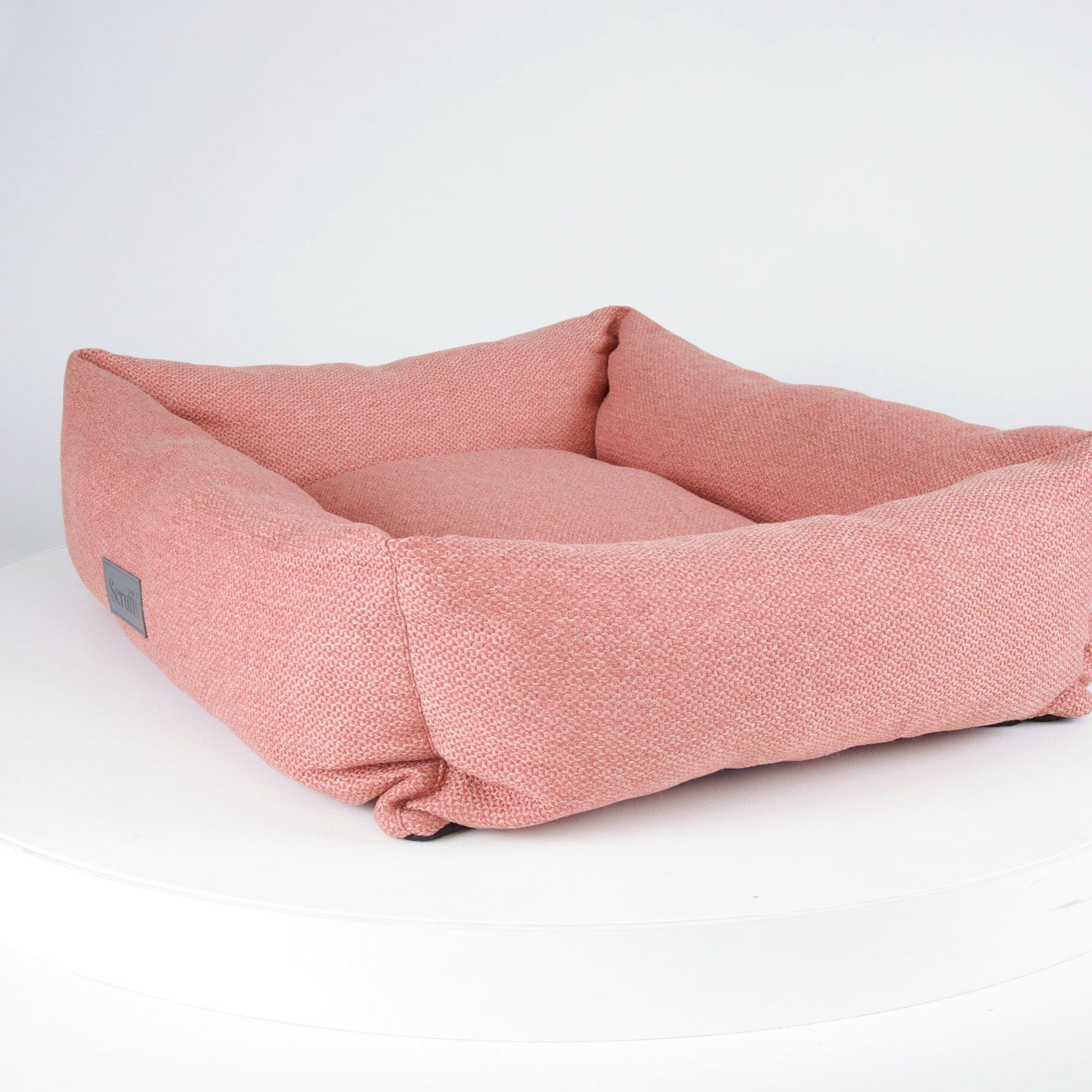 Seattle Box Bed - Coral Pink Dog Bed Scruffs®