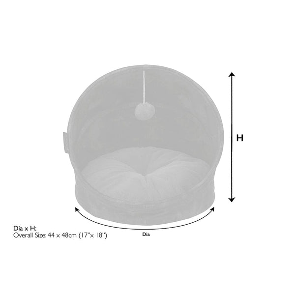 Kensington Cat Bed - Chocolate Cat Bed Scruffs®