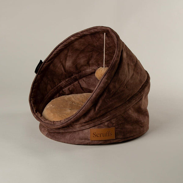 Kensington Cat Bed - Chocolate Cat Bed Scruffs®