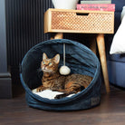 Kensington Cat Bed - Navy Cat Bed Scruffs®