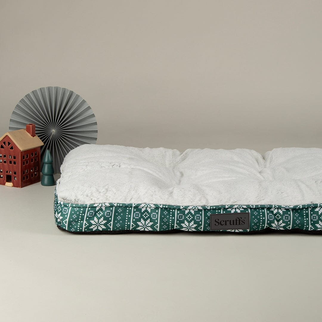 Santa Paws Mattress - Green Dog Beds Scruffs®