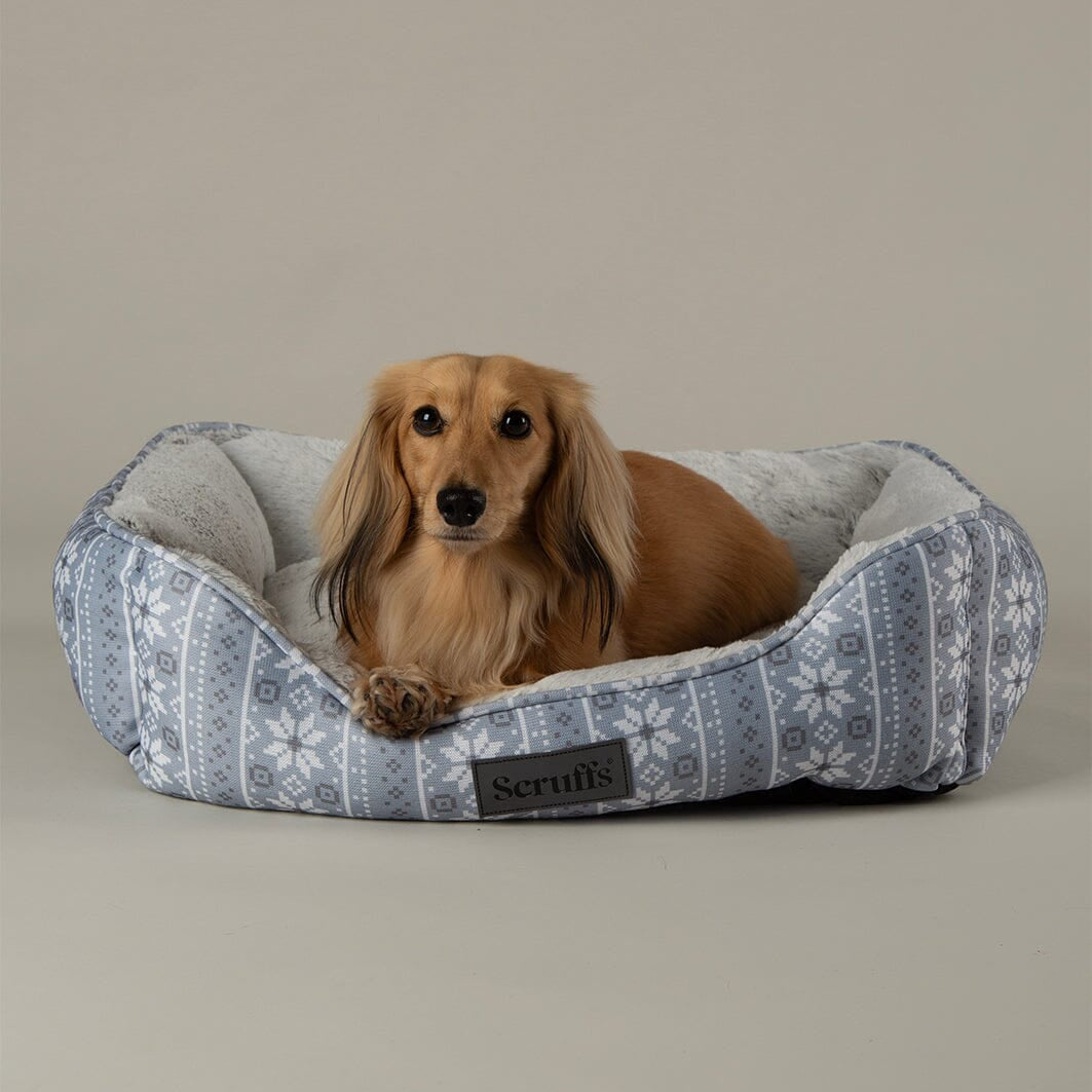 Santa Paws Box Bed - Grey Dog Beds Scruffs®
