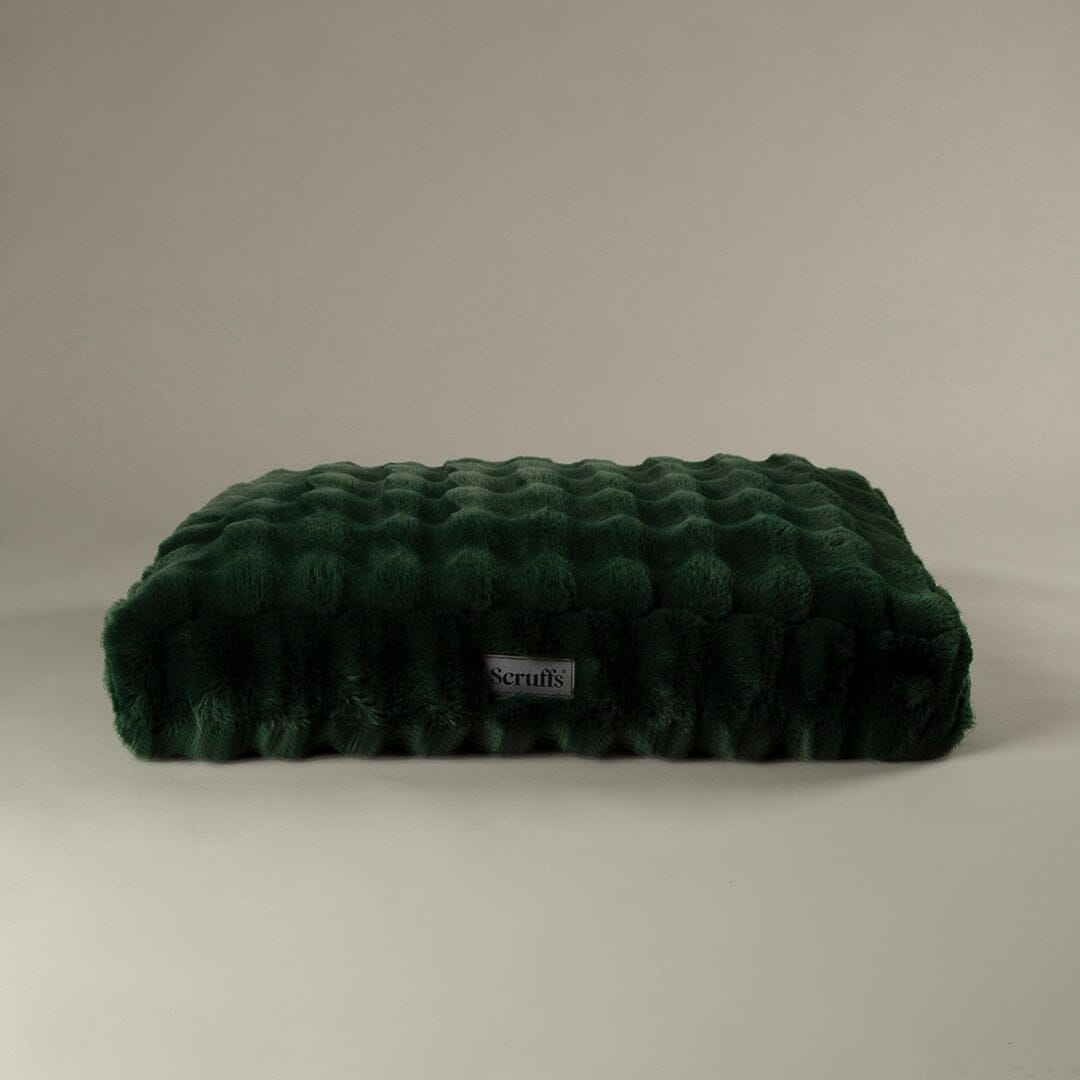 Festive Fur Mattress - Green Dog Beds Scruffs®