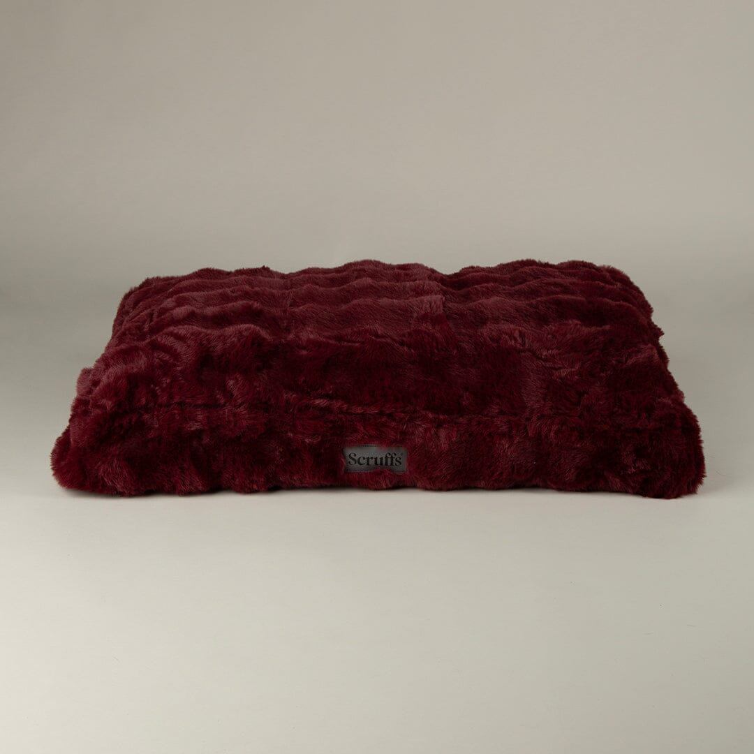 Festive Fur Mattress - Burgundy Dog Beds Scruffs®