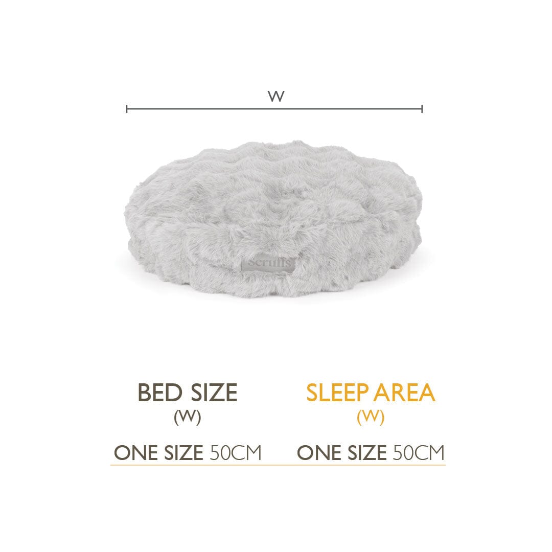 Festive Fur Cat Bed - Burgundy Cat Bed Scruffs®