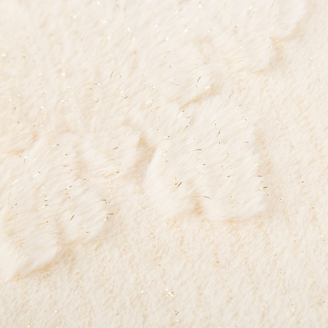 Snowflake Shimmer Pet Blanket - Cream Dog Blanket Scruffs®