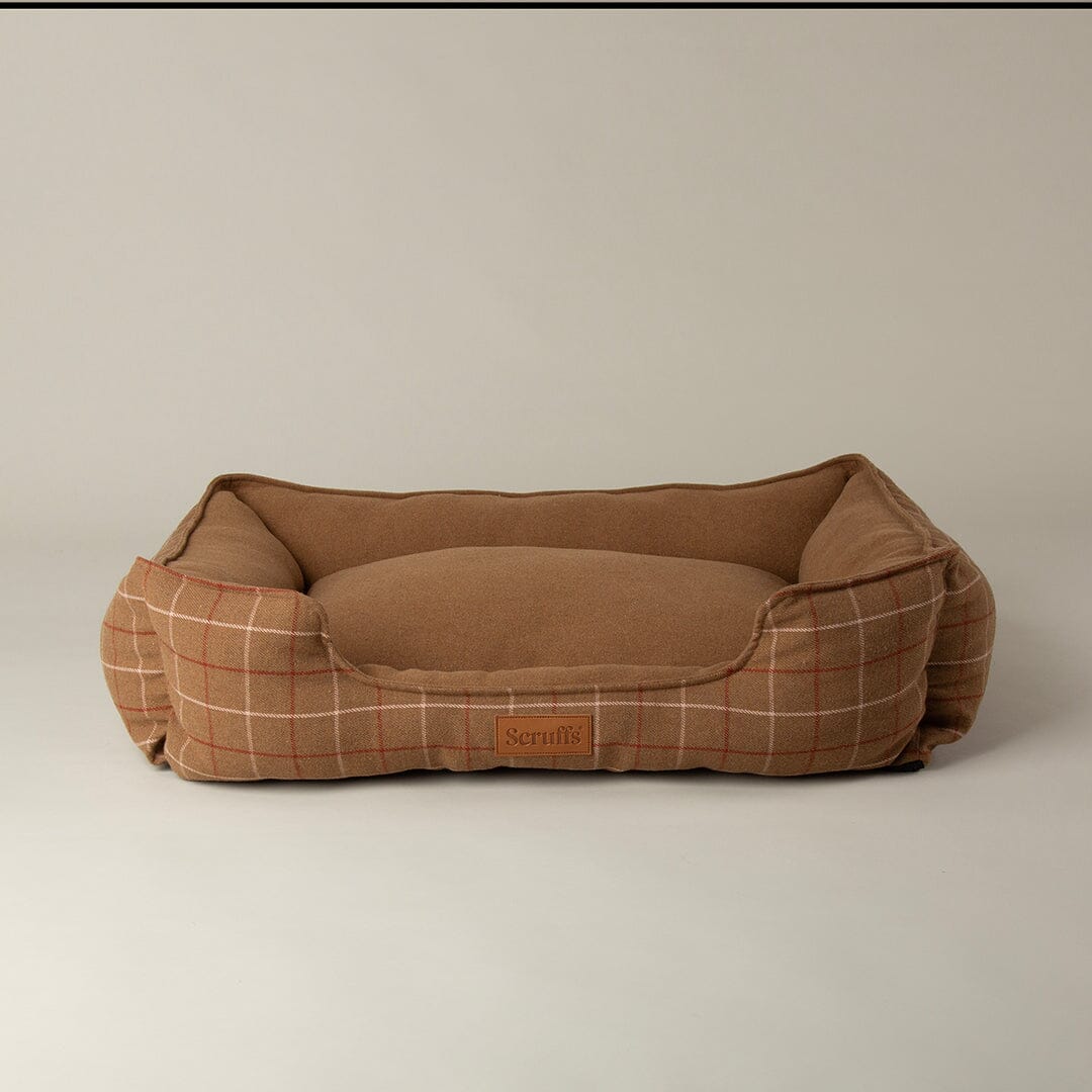 Shetland Box Bed - Brown Dog Beds Scruffs®