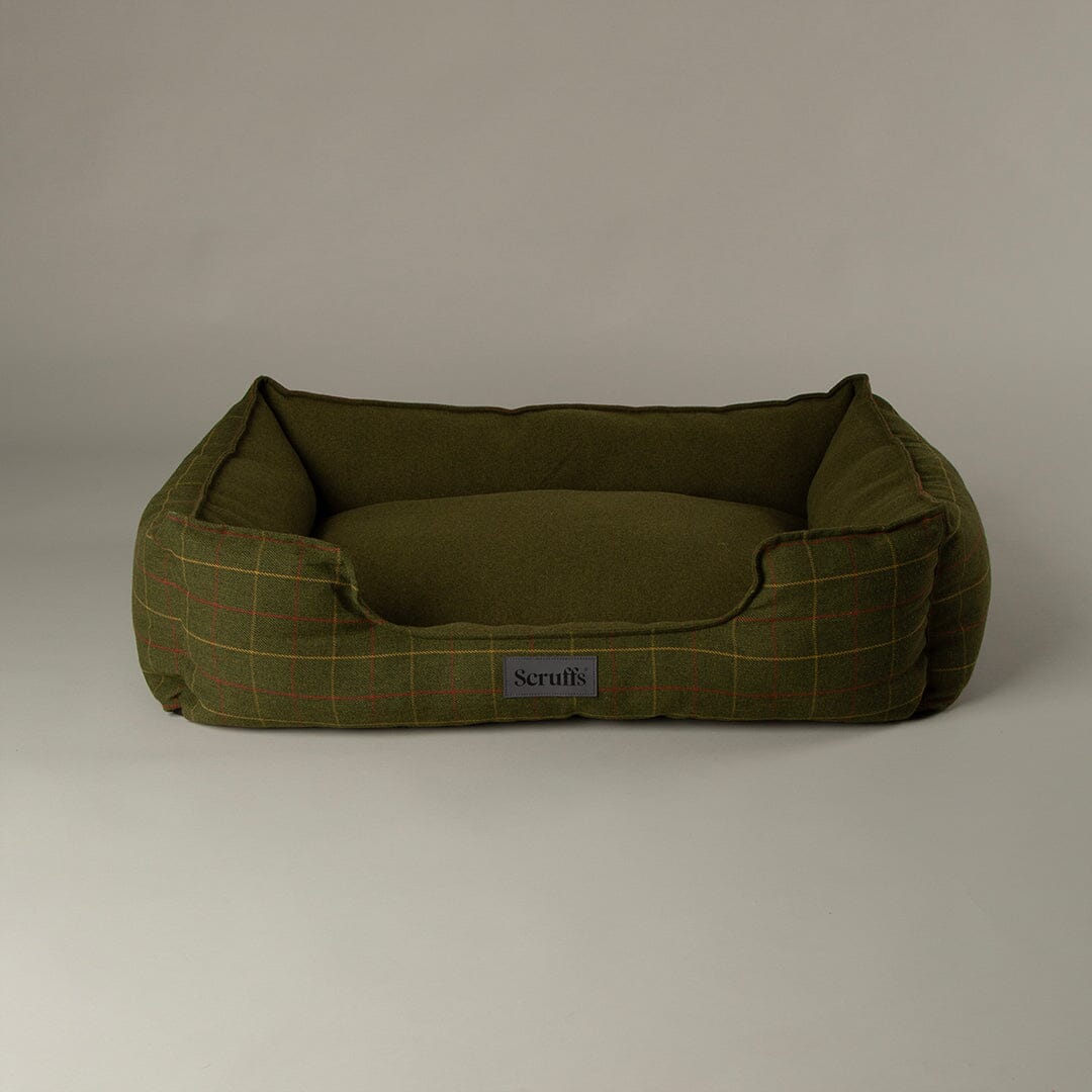 Shetland Box Bed - Green Dog Beds Scruffs®