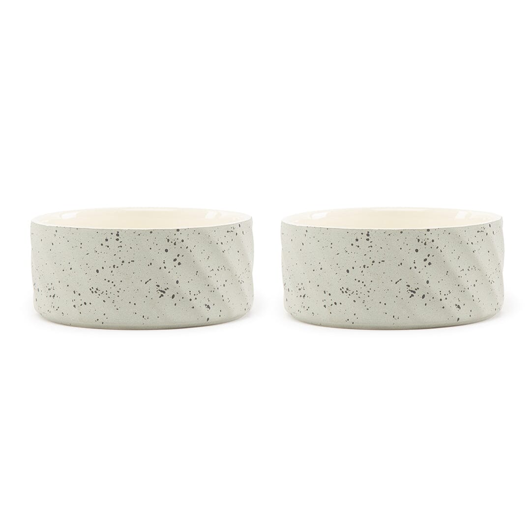 Zen 2 Piece Dog Bowl Food & Water Bowl Set - Grey Pet Bowls, Feeders & Waterers Scruffs®