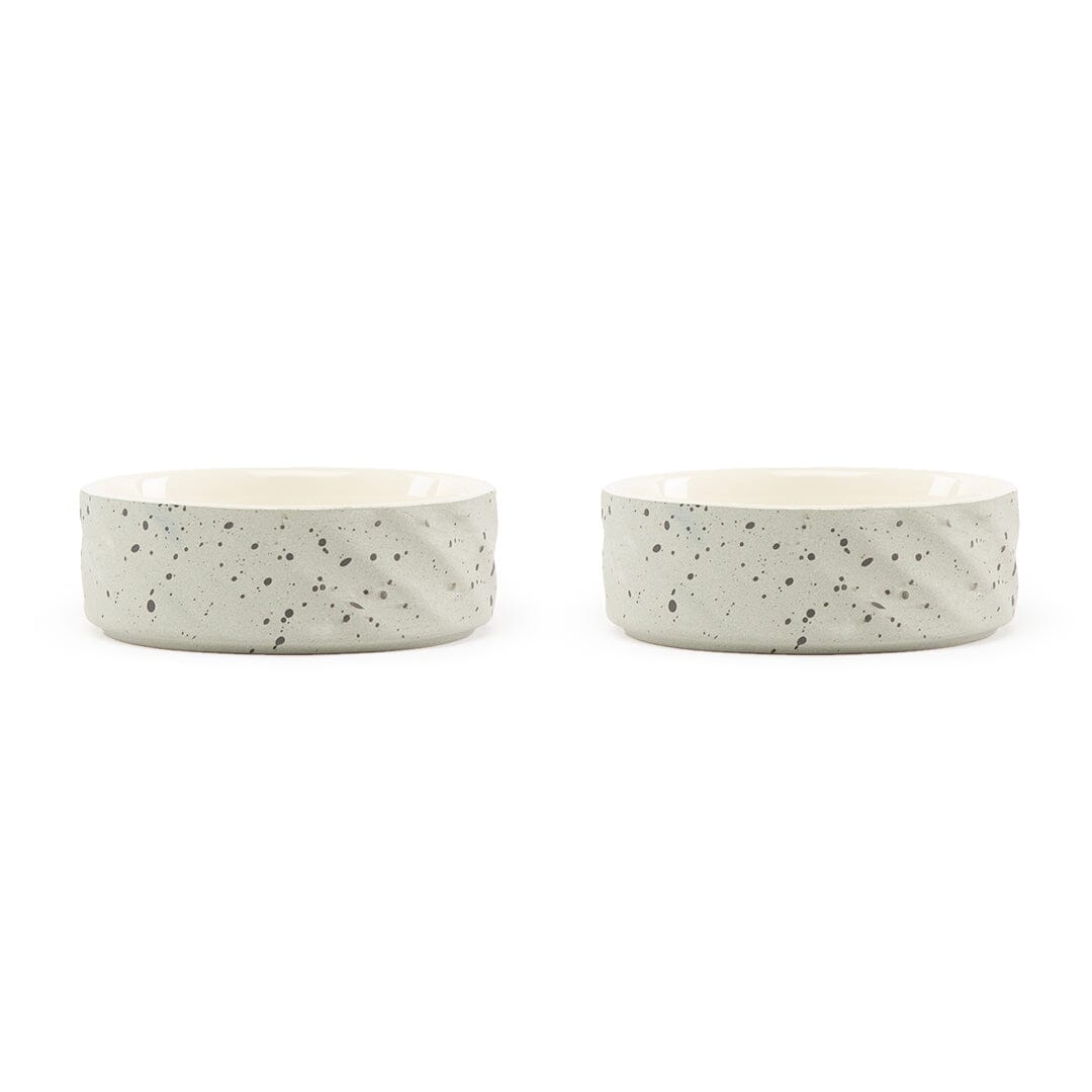 Zen 2 Piece Dog Bowl Food & Water Bowl Set - Grey Pet Bowls, Feeders & Waterers Scruffs®