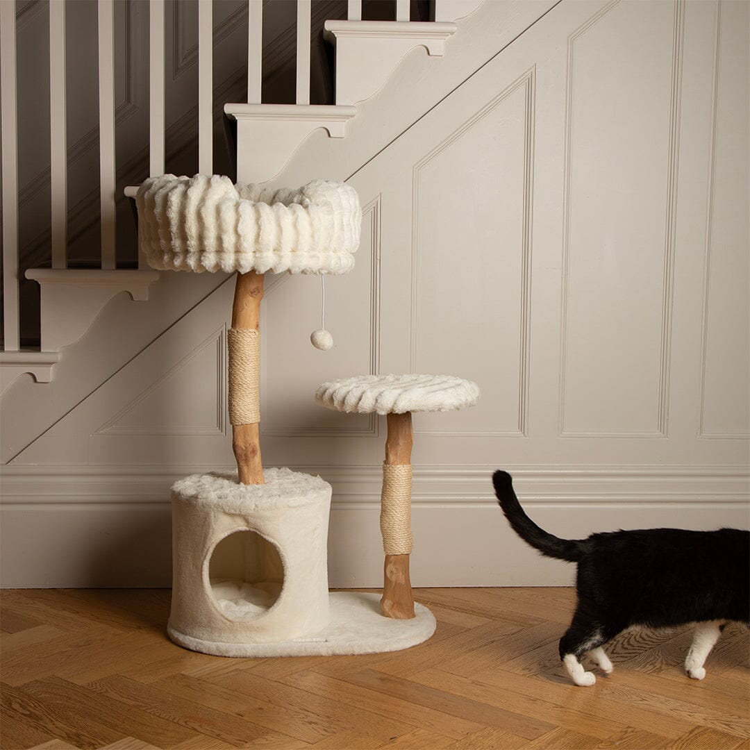 Colorado Cat Scratching Tree - Cream Cat Tree Scruffs®