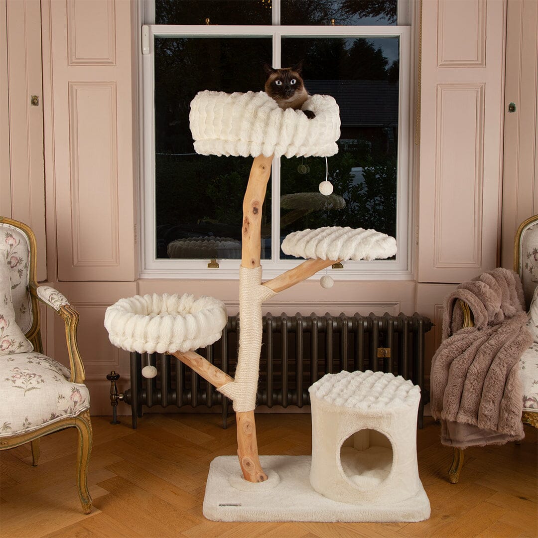 Pyrenees Cat Scratching Tree - Cream Cat Tree Scruffs®