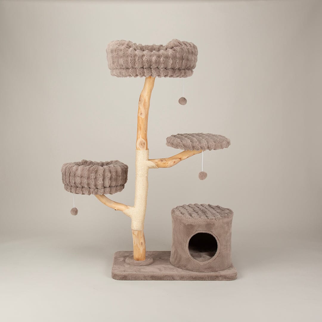 Pyrenees Cat Scratching Tree - Taupe Cat Tree Scruffs®