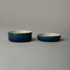 Ombre 2 Piece Cat Food Bowl & Saucer Set in  Blue