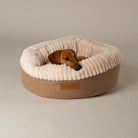Ellen Donut Bed - Tan Dog Bed Scruffs®