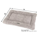 Cosy Crate Mat - Grey Dog Bed Scruffs®