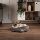 Thermal Ring Cat Bed - Grey Cat Bed Scruffs®