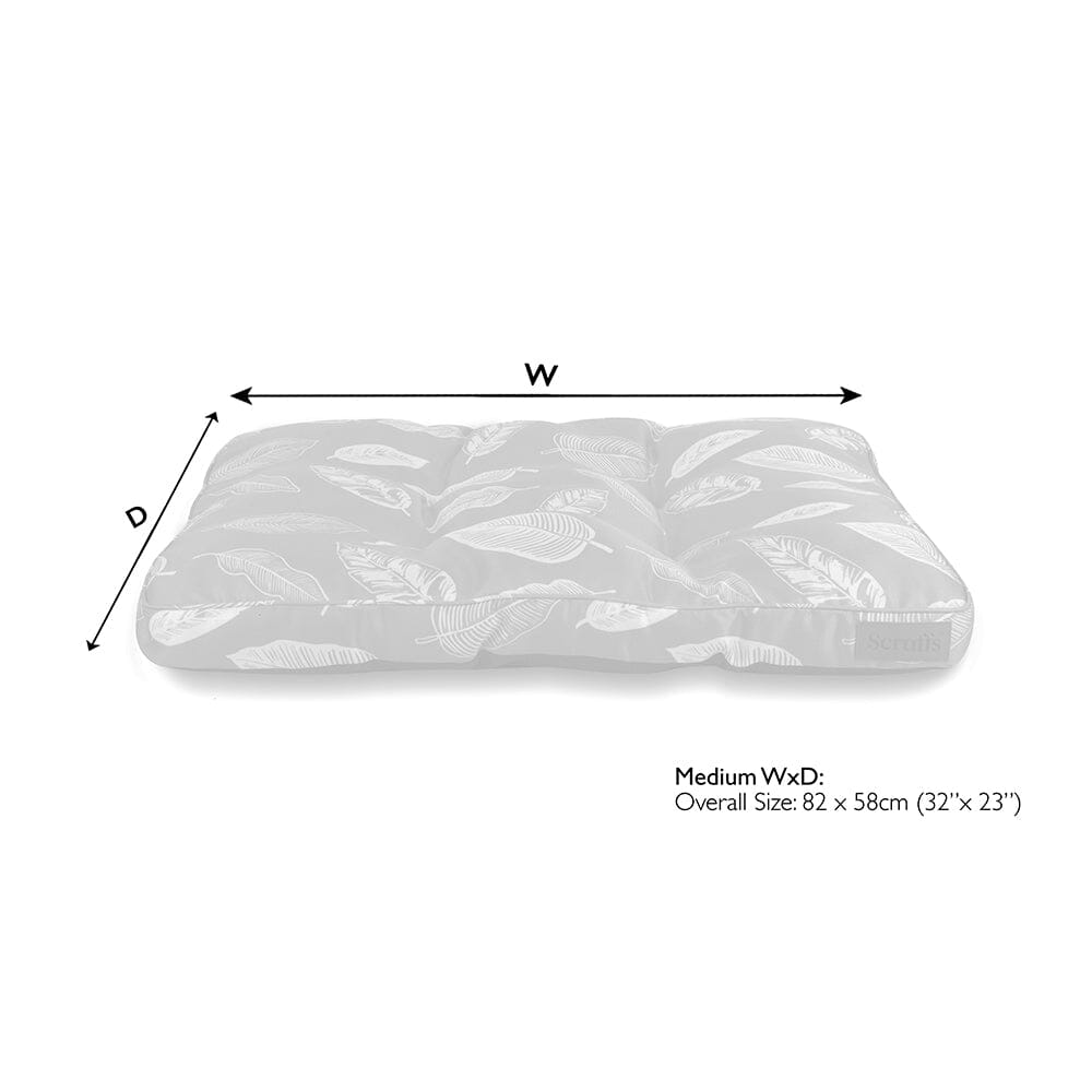 Botanical Mattress - Taupe Dog Bed Scruffs®