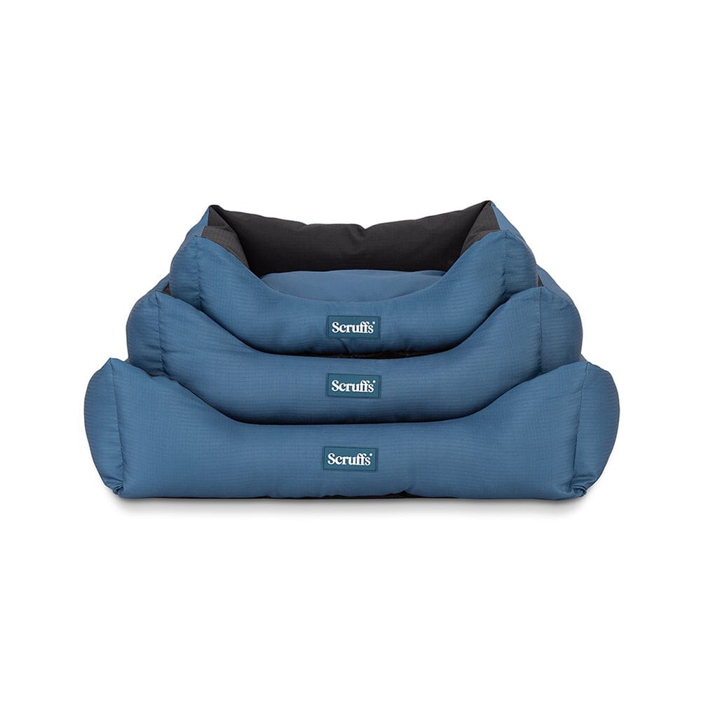 Expedition Box Bed - Atlantic Blue Dog Bed Scruffs