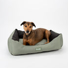 Expedition Box Bed - Khaki Green petslovescruffs