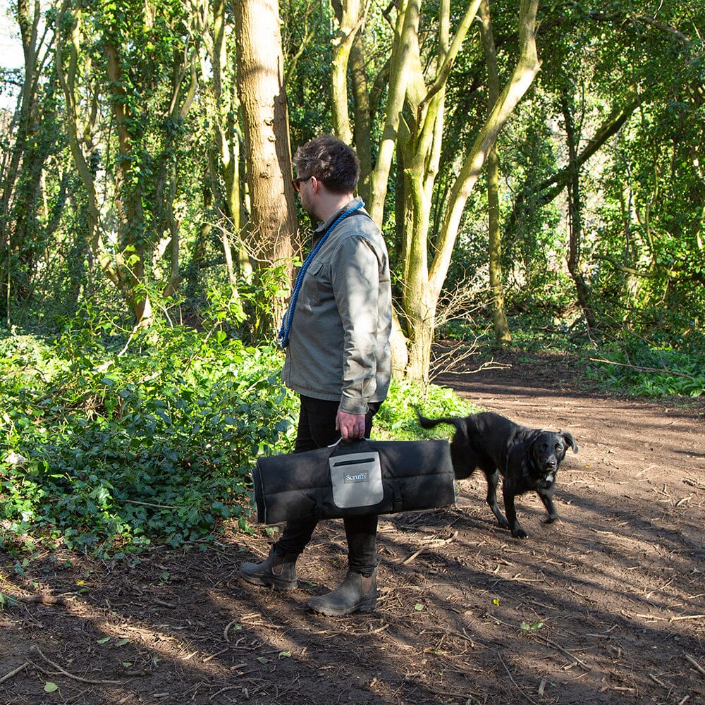 Expedition Roll Up Travel Pet Bed - Storm Grey Scruffs®