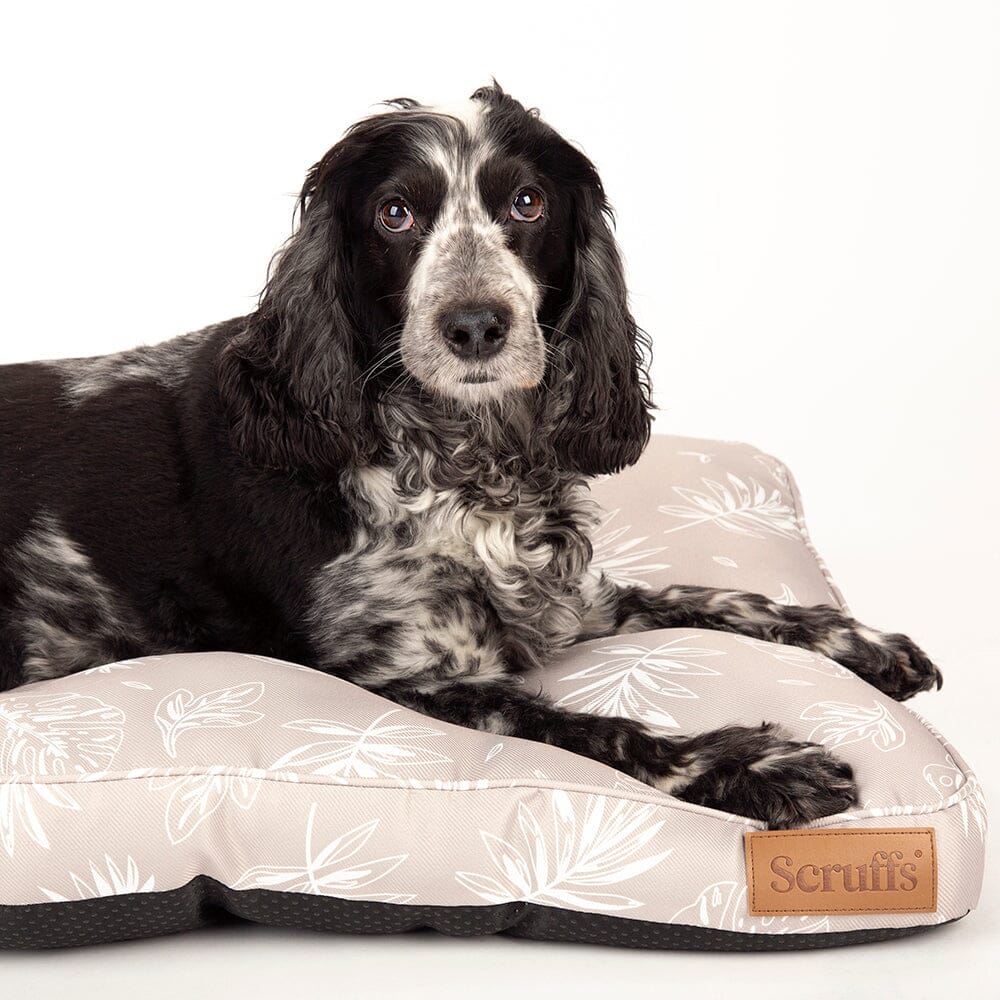 Botanical Mattress - Taupe Dog Bed Scruffs®