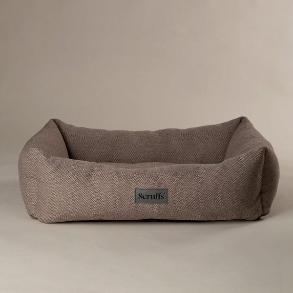 Seattle Box Bed - Stone Grey Dog Bed Scruffs®