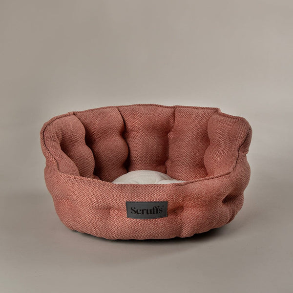 Seattle Cat Bed - Coral Pink Cat Bed Scruffs®