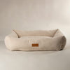 Boucle Box Bed - Ivory Dog Bed Scruffs®