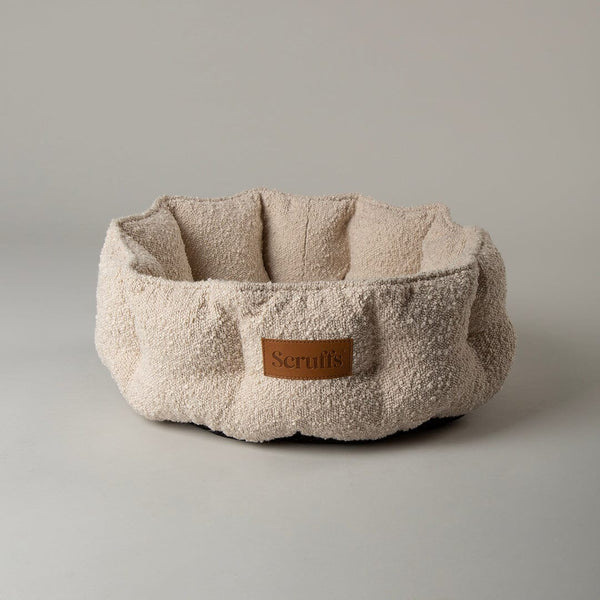 Boucle Cat Bed - Ivory Cat Bed Scruffs®