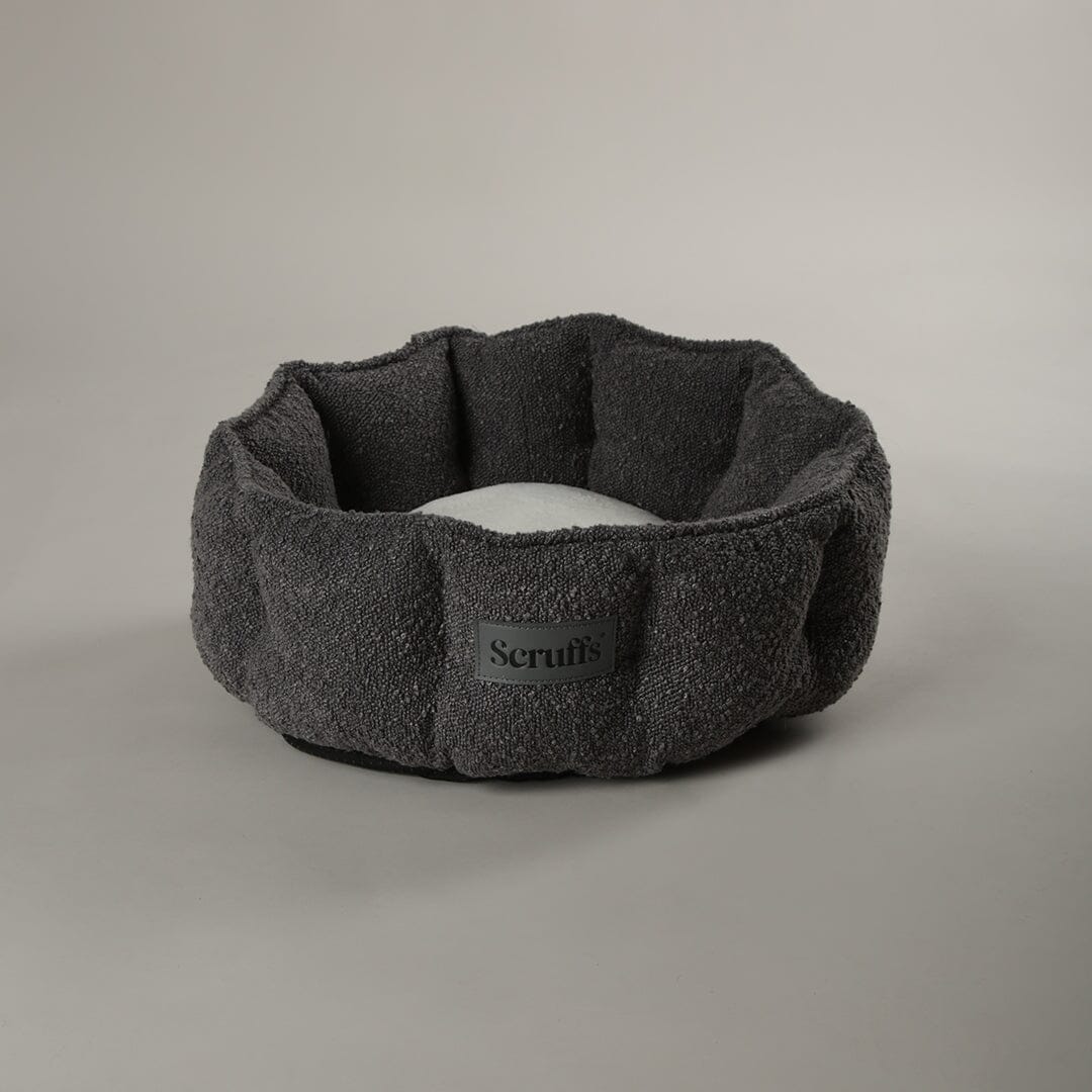 Boucle Cat Bed - Slate Grey Cat Bed Scruffs®