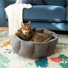 Boucle Cat Bed - Slate Grey Cat Bed Scruffs®