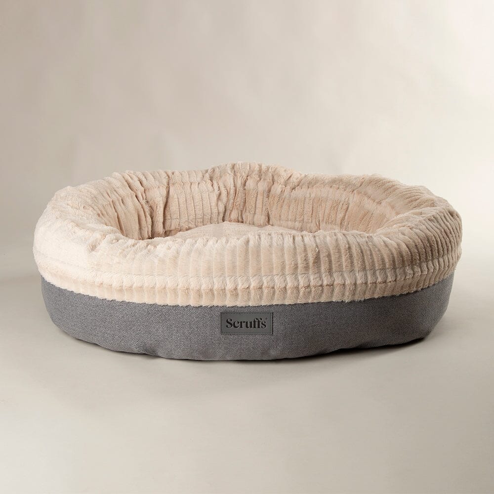Ellen Donut Bed - Light Grey Dog Bed Scruffs®