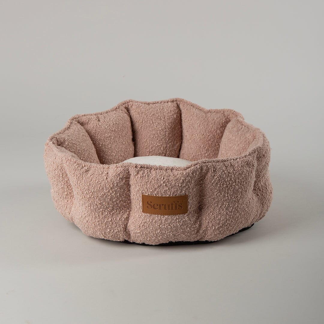 Boucle Cat Bed - Blush Pink Cat Bed Scruffs®