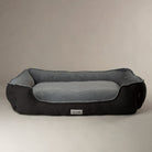 Harvard Memory Foam Box Bed - Graphite Grey Dog Bed Scruffs®